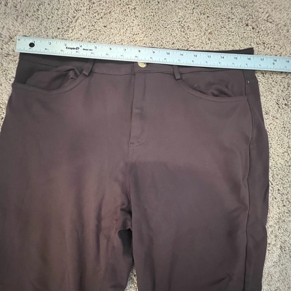 Large Michael kors MK stretchy knit pants brown - Picture 8 of 12